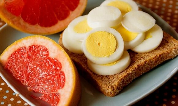 ouă și grapefruit pentru dieta maggi
